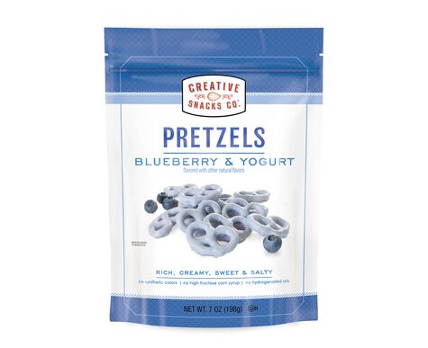 Blueberry Yogurt Pretzels