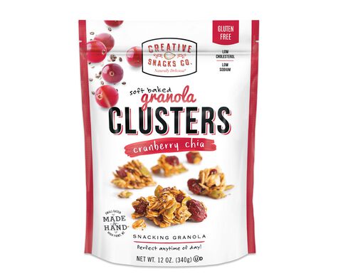 Chia Cranberry Granola Clusters